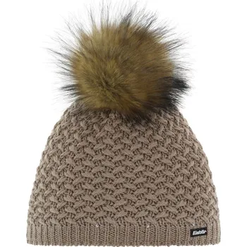 Pokrývka hlavy Zimní čepice dětská EISBÄR Shanita Lux Crystal MÜ kids beigemele/real