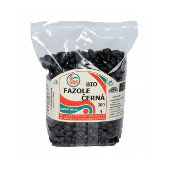 Luštěnina SUNFOOD Fazole černá bio 300g