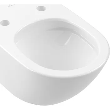 Klozet Villeroy & Boch Subway 3.0 záchodová mísa závěsná bez splachovacího kruhu bílá 4670T0T2