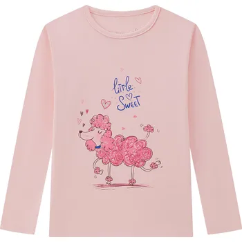 Dívčí tričko - Wolf S2444A, lososová Barva: Lososová, Velikost: 116