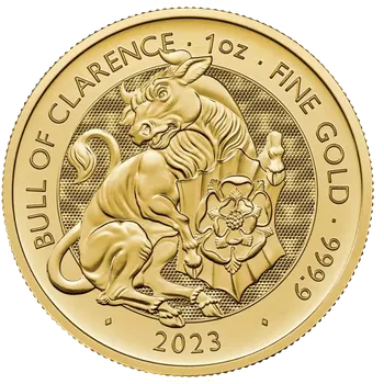 Royal Mint Zlatá investiční mince Bull of Clarence 1 Oz | Tudor Beasts | 2023 | 31,1 g