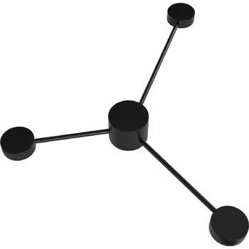 Nástěnné svítidlo Goldlux Joy nástěnné svítidlo 3x10 W černá 326287