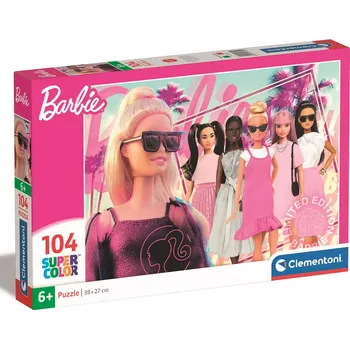 Puzzle Clementoni 25752 Puzzle Super Color Barbie 104 dílků