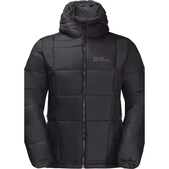 Černá pánská zateplená bunda Jack Wolfskin Bergland INS Hoody M 1206881-6000 Velikost: S