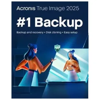 Zrychlení počítače Acronis True Image Advanced pro 3 počítače + 500 GB úložiště, předplatné na 1 rok