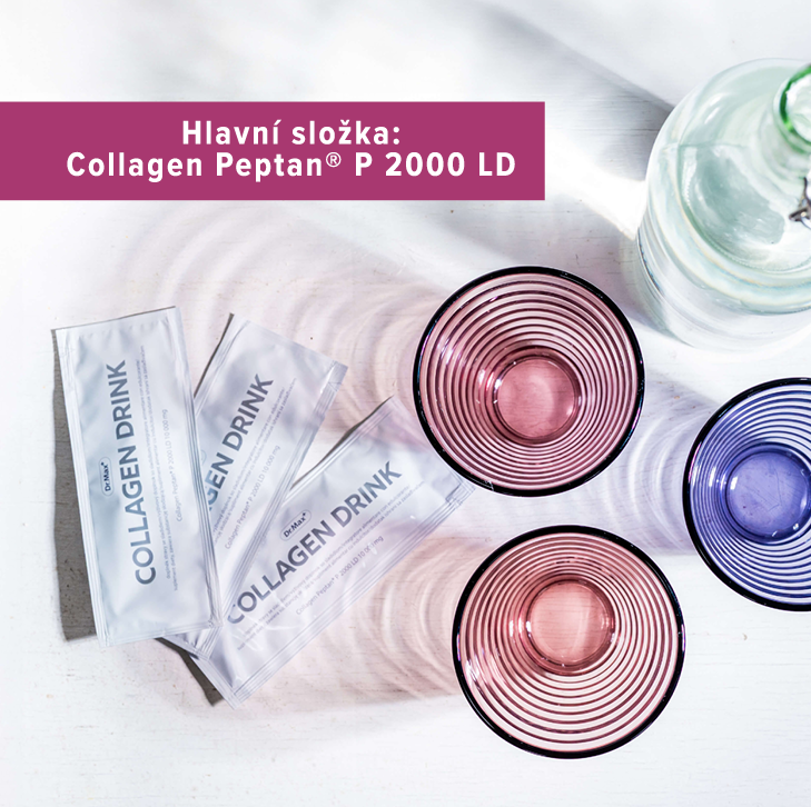 foto Kloubní výživa Dr. Max Collagen Drink 10000 mg 30 sáčků citrón/limetka