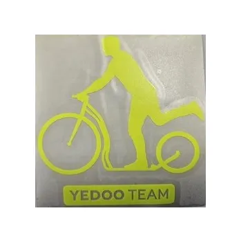 Koloběžka Yedoo samolepka koloběžkář