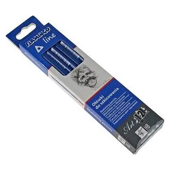 Ołówki do szkicowania trójkątne HB 12szt