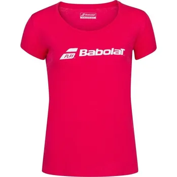 Dámské tričko Babolat Short-Sleeve Performance Gym Top Red Rose Hthr 18 (2XL)