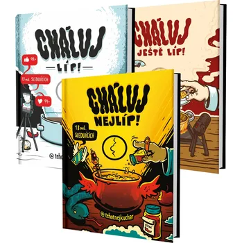 Trilogie "Cháluj!" (sada kuchařek)
