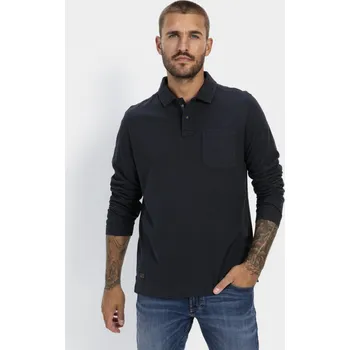 Pánská móda POLOKOŠILE CAMEL ACTIVE POLO 1/1 ARM NIGHT BLUE CHECK