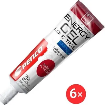 Energetický nápoj Penco Energy gel LONG TRAIL 6 x 70 g, malina