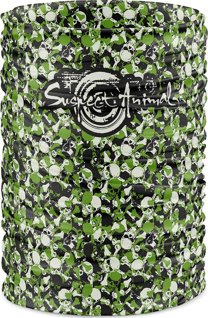 Multifunkční šátek CAMO - Zelená / ONE SIZE