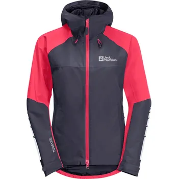 Dámská větrovka Černo-růžová dámská sportovní bunda Jack Wolfskin Morrobia 2l Jkt W 1115551-1388 Velikost: M