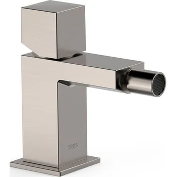 Tres Cuadro Exclusive bidetová baterie stojící ocel 00712001AC