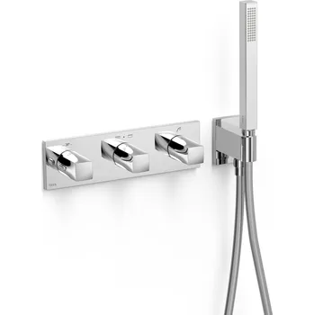 Vodovodní baterie Tres B-System vanová baterie pod omítku s termostatem chrom 30725301