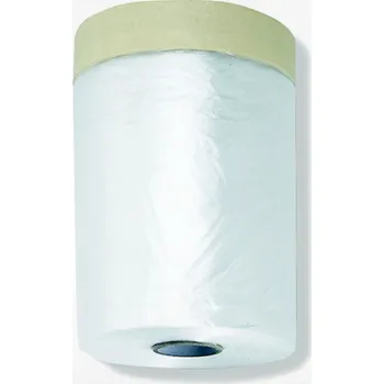 Zakrývací fólie na malování CIRET CQ folie s maskovací páskou 140 cm x 33 m ( )