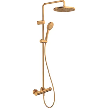 Sprchový set Duravit Shower Systems sprchová sada na stěnu s termostatem || TH4282008004