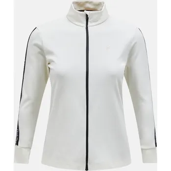 Dámská mikina MIKINA PEAK PERFORMANCE W TURF ZIP LS TOP VINTAGE WHITE