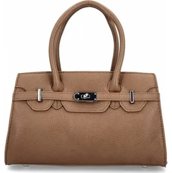 Kabelka Dámská kabelka kufřík Herisson tmavě béžová 20R533