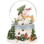 Sněžítko se sněhuláky - polyresin, zdobené zimními motivy.