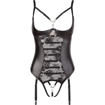 Dámské erotické body Body s podvazky - Body Amina M