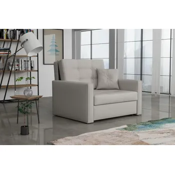 Křeslo Nábytek PEGAS s.r.o. Rozkládací křeslo Vivian Lux I Soft světle šedá