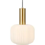 Markslöjd Sober závěsné svítidlo 1x40 W bílá-mosaz 108123