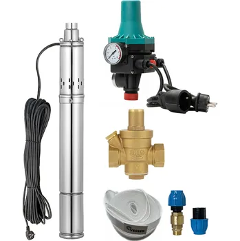 Domácí vodárna AQUA OLA Automatická domácí vodárna s ponorným čerpadlem SQOLA 0,75 s BRIO PC-13 + redukční ventil