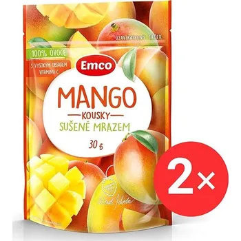 Sušené ovoce Emco Mrazem sušené mango 2 x 30g