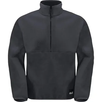 Pánská mikina Černá pánská fleecová mikina Jack Wolfskin Osloer Fleece HZ M 1710611-6350 Velikost: S