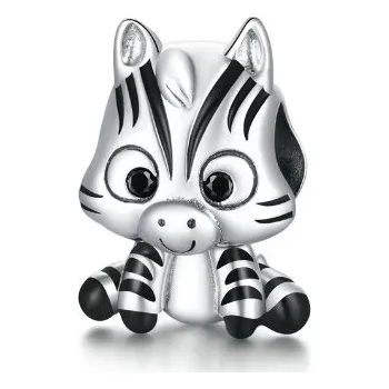 Přívěsek MXM Bamoer stříbrný přívěsek zebra