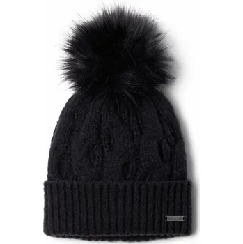 Čepice Columbia Boundless Days™ Cable Knit Pom Beanie W 2092641010 - black UNI