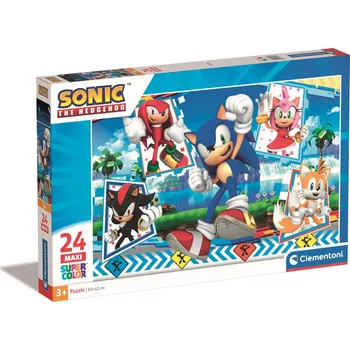 Puzzle Clementoni 28526 Puzzle Super Color Maxi Sonic 24 dílků