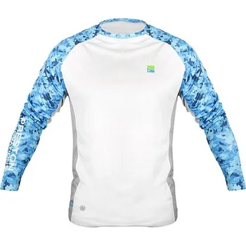 Rybářské oblečení Tričko Preston Performance Sun Shirt UPF-35 Velikost XXXL