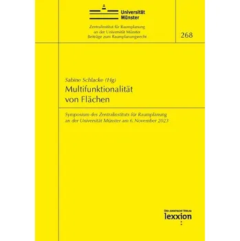 Multifunktionalität von Flächen - Symposium des Zentralinstituts für Raumplanung an der Universität Münster am 6. November 2023 - Schlacke, Sabine