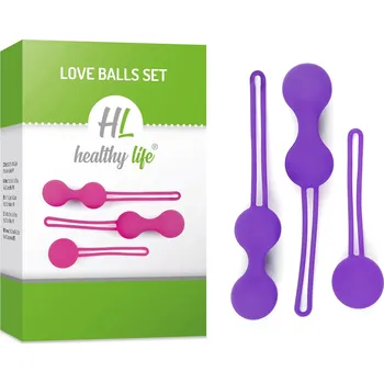 Venušiny kuličky set - Euphoria tmavě růžová