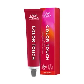 Barva na vlasy Wella Professionals Color Touch Vibrant Reds Vegan demi-permanentní barva na vlasy bez amoniaku 60 ml, 6/4