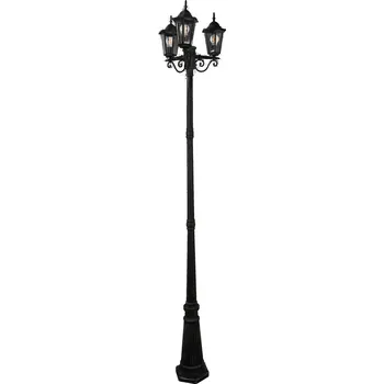 Stojací lampa Goldlux Liguria venkovní stojací lampa 3x20 W černá 313423