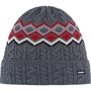 Čepice Zimní čepice EISBÄR Miro OS MÜ anthra-schw-white-ardea-graum
