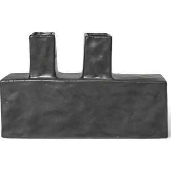 Váza Váza KOA 26 x 17 cm, černá, keramika, ferm LIVING