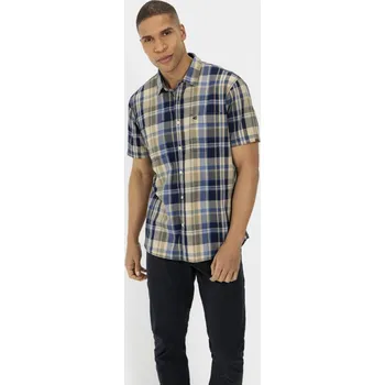 Pánská košile KOŠILE CAMEL ACTIVE SHORTSLEEVE SHIRT BLUE