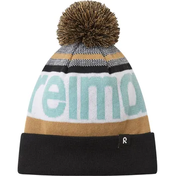 Čepice Dětská zimní čepice Reima Taasko vel. 52/54 cm, 5-7 let -Black, černá