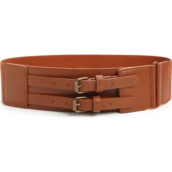 Módní doplněk Dámský pružný strečový elastický pásek Sibylle Hnědý Lifestyle 23020301014185385s2