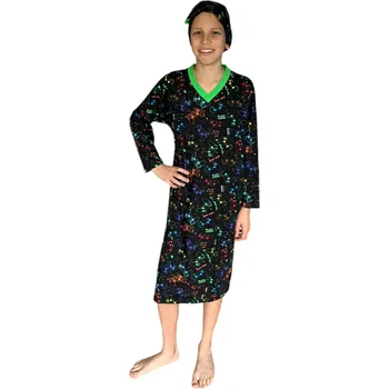 Chlapecká mikina Chlapecká noční košile dlouhá Rozárka K2 Game over černá Barva: černá, Velikost: 140