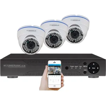 Couvací kamera 3 Kamerový set AHD WN3-51A 1080p 2Mpx, CZ menu