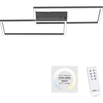 Žárovka Leuchten Direkt 14140-18 - LED Stmívatelné stropní svítidlo IVEN 2xLED/13,5W/230V + dálKové ovládání