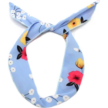 Čelenka Látková čelenka s drátkem Barva: modrá