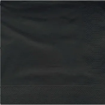 Utěrka Gastro Ubrousek koktejlový 12 × 12 cm, černý, 200 ks