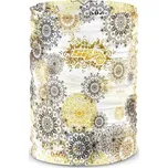 Multifunkční šátek GOLDEN EYE bílá - Žlutá / ONE SIZE